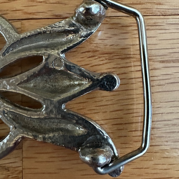 Native American Sandcast Belt Buckle Silver - Picture 8 of 10